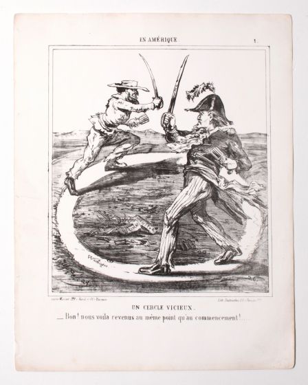 En Amérique by Jules Pelcaq - Modern Artwork