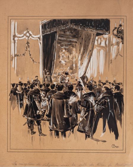 Reception by E.Brod- Modern Artwork