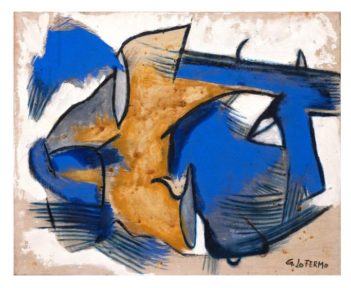Blue and Yellow by Giorgio Lo Fermo -  Contemporary Artwork