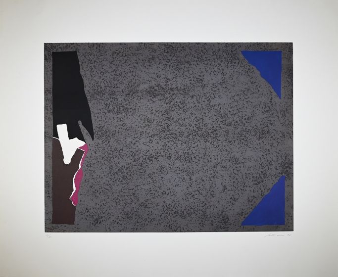 Blue Corners by Giuseppe Santomaso - Contemporary Artworks