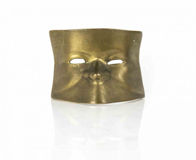 Vintage Venitian Brass Mask