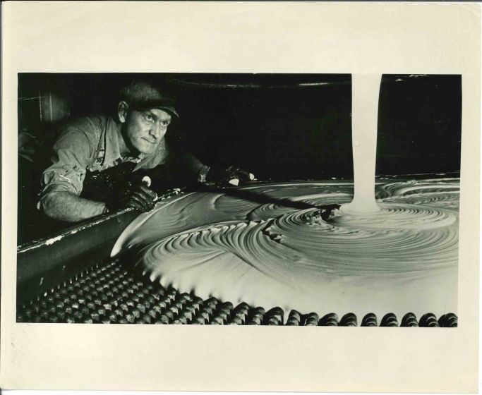 Natural Rubber Helps meet Needs of the U.S. Economy - American Vintage Photograph
