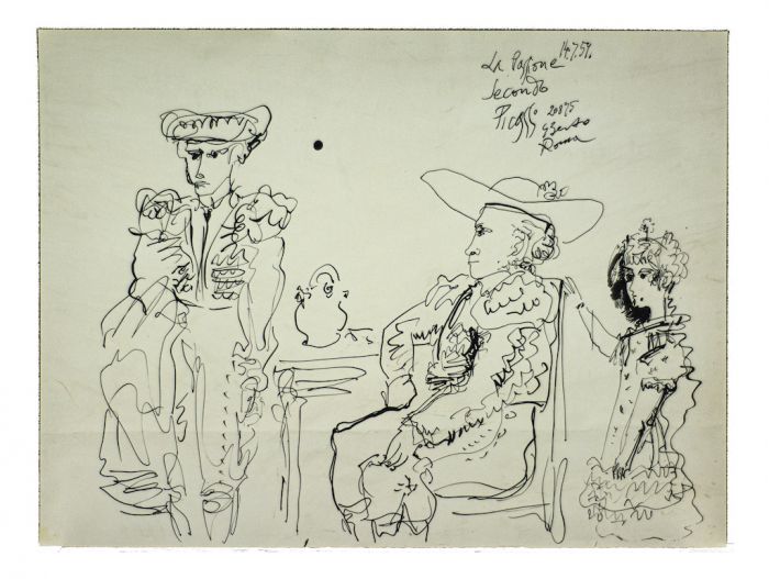 Homage to Picasso by Gian Paolo Berto - Contemporary artwork