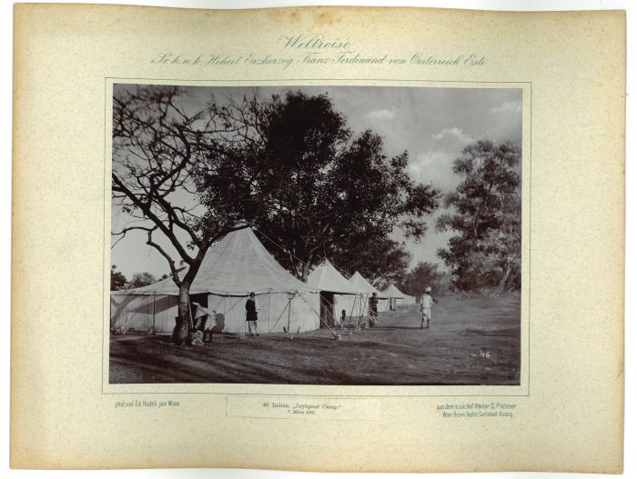 Indien - Joeyhpoor Camp  by prince Franz Ferdinand von Osterreich Este - Artwork