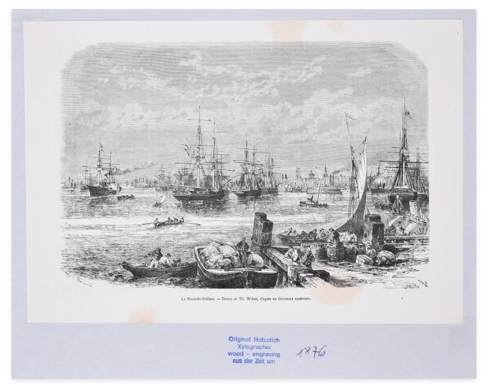 La Nouvelle Orléans by after Theodore Alexander Weber  - Modern Artwork