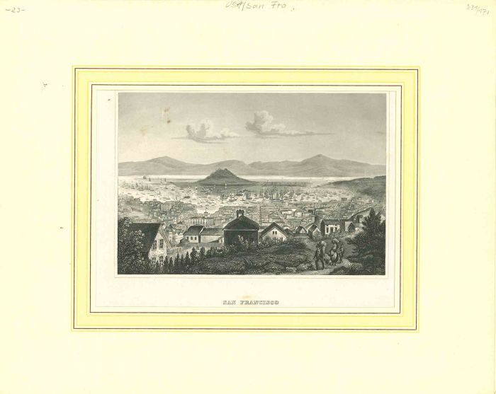 Ancient View of San Francisco - SOLD