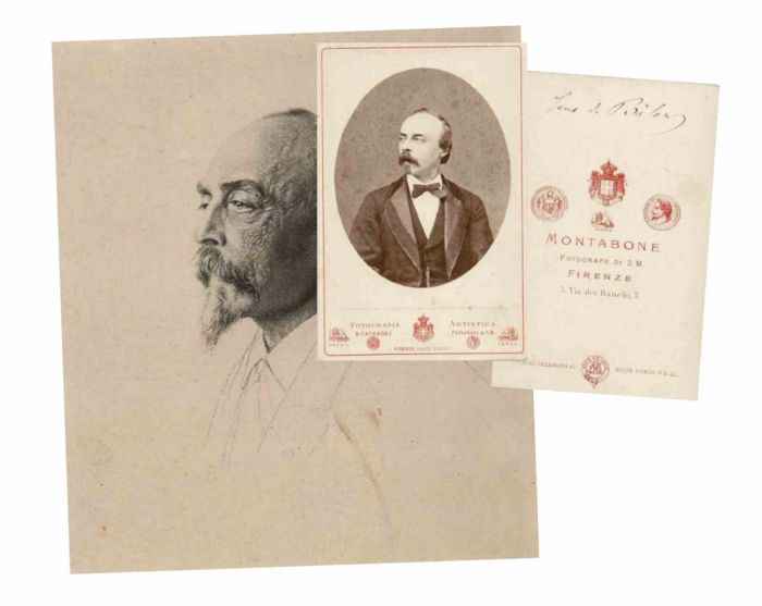 Photographic Portrait and Autograph by Hans von Bülow - Original Photographs