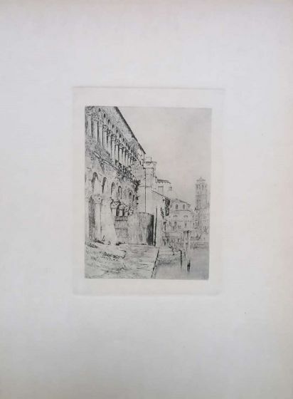 Venice, il Fondaco dei Turchi  by Luigi Beltrami -  Modern Artworks 