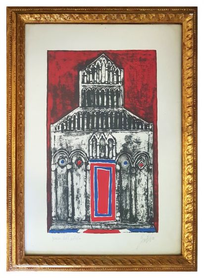 Cattedrale by Franco Gentilini - Modern Artwork