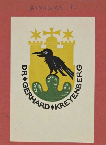 Unknown - Ex libris - Dr. Gerhard Kreyenberg - Contemporary Artwork 