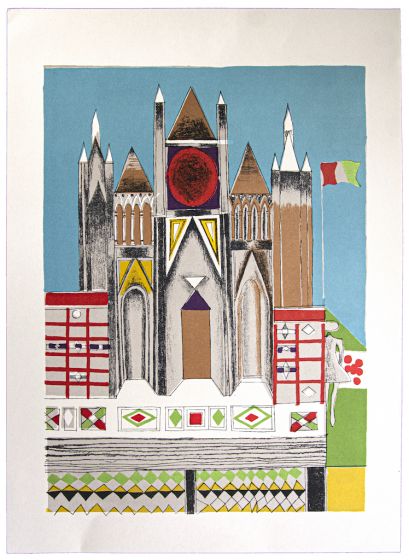 The Cathedral by Franco Gentilini - Contemporary Artwork