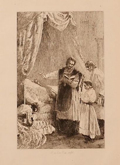 "Praying" by Ricardo de los Ríos- Modern Artwork