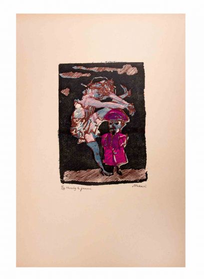 Mino Maccari - La Femme - Contemporary Artwork 