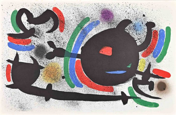 Miró Lithographe I - Plate X