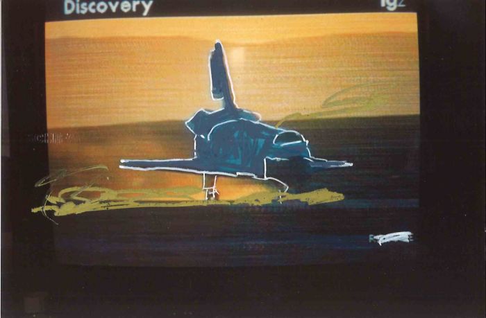 Mario Schifano - The Flight - Original Photograph