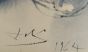 Spiritus promtus est, caro vero infirma - From "Biblia Sacra" by Salvador Dalì - Surrealist Artwork