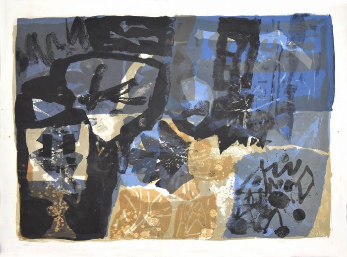Abstract Composition by Antoni Clavè -  - Contemporary Artwork