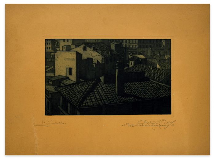 City in Night by Anonymous - Modern Artwork