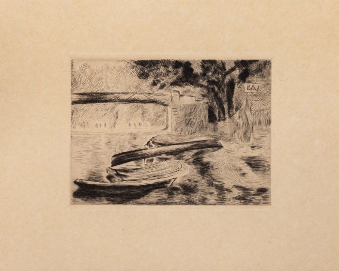 "Boats" by Anonymous - Modern Artwork
