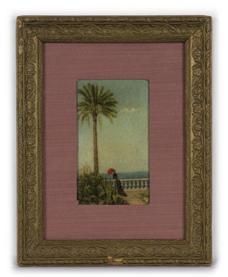  Terrace on the sea by Anonymous - Modern Artwork