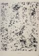 Sol Jonché is an original B/W lithograph on watermarked paper "Arc". Abstract composition by the French artist Jean Dubuffet. From the album of "Theatre du sol" (1953-1959). In excellent conditions.