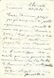 Filippo de Pisis, Autograph Letter Signed by de Pisis - Love and Flowers-  Manuscript