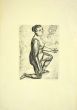 Nude Figure, d'apres Nature, is an original etching on cardboard realized by Regnault in the second half of the XX century, in 1965s.