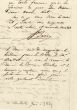 Autograph Letter by Francois-Pierre Barry