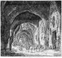 Luigi Rossini, Avanzi d’uno degl’Ambulacri nella Villa di Mecenate in Tivoli. Rome, 1826
