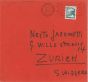 W.Lam, Red Envelope back.  Excellent condition. Christmas card attached, to N.Jacometti. 