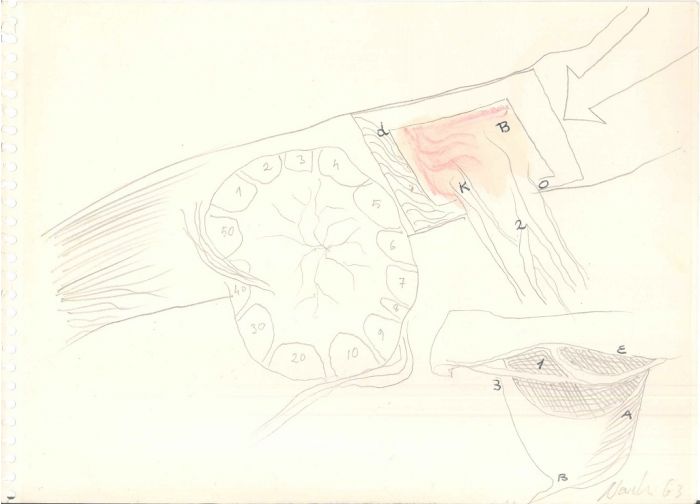 Composizione, 1963 by Gastone Novelli - Contemporary Artwork