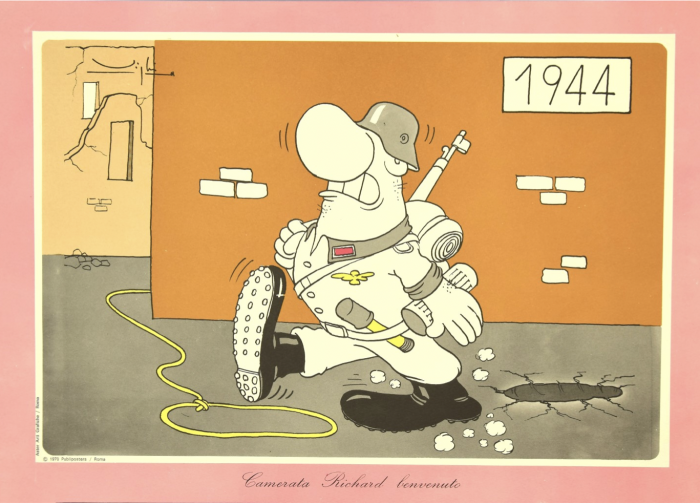 "Camerata Richard Benvenuto" is an original offset realized by Vittorio Vighi.