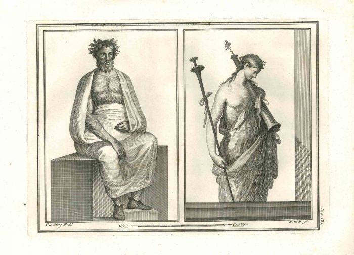 Ancient Roman Gods - Giovanni Morghen - Old Master's Artwork