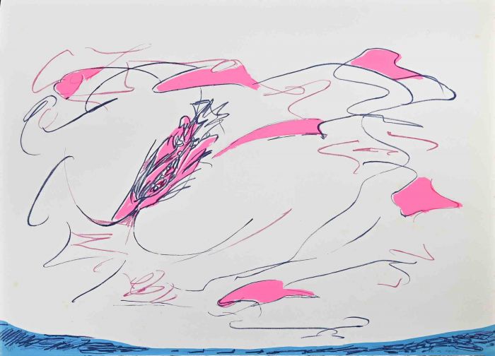 Abstract Pink  Composition 