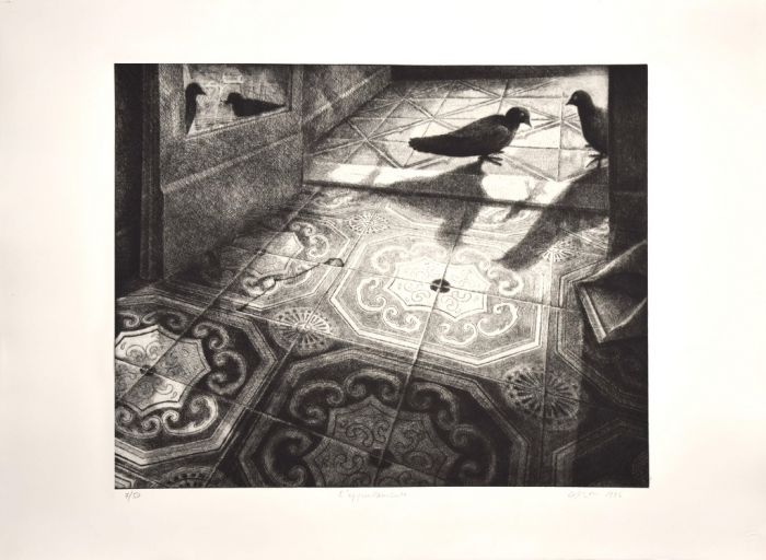 The Appointment by Piero Cesaroni - Contemporary Artwork