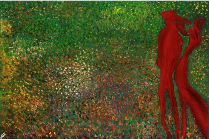 The Woman with the Devil by Orit Sharbat - Contemporary Artwork
