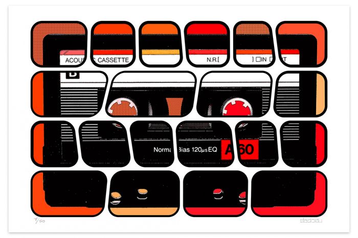 After Cassette by Dadodu - Contemporary Art Print