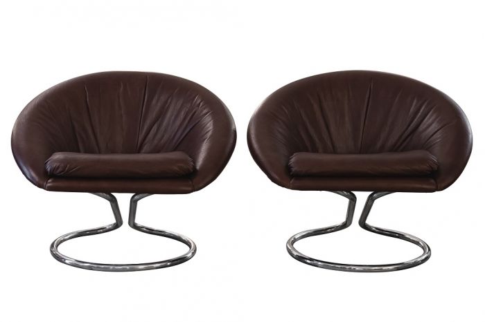 Pair of Armchairs by Giotto Stoppino - Design Furniture