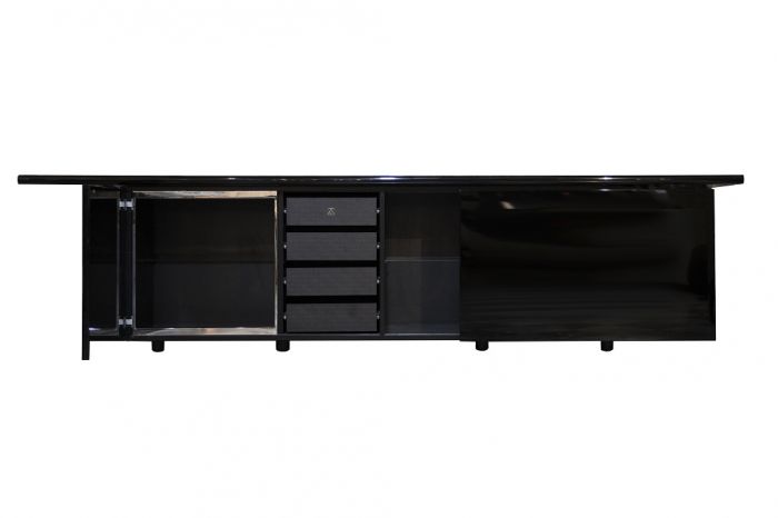Sheraton Black Lacquere Sideboard by Giotto Stoppino - Design Online
