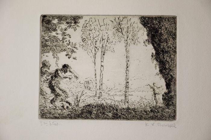 Nymphe et Faunes