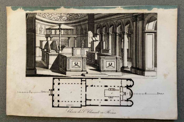 Uses and Customs - S. Clement church in Rome - Old Masters  