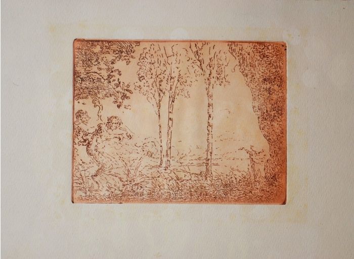 Nymphe et Faunes - SOLD
