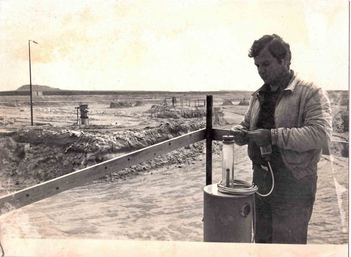 Worker of "Cantiere  Montalto" (Montalto Nuclear Factory)