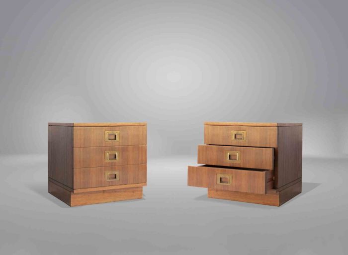  Pair of Bedside Tables "Parisi 1"