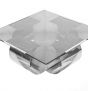 Square Steel Table