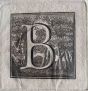 Antiquities of Herculaneum  - Letter of the Alphabet B