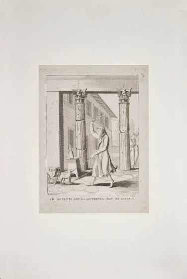 Italian Proverb by Anonymous - Modern Artwork