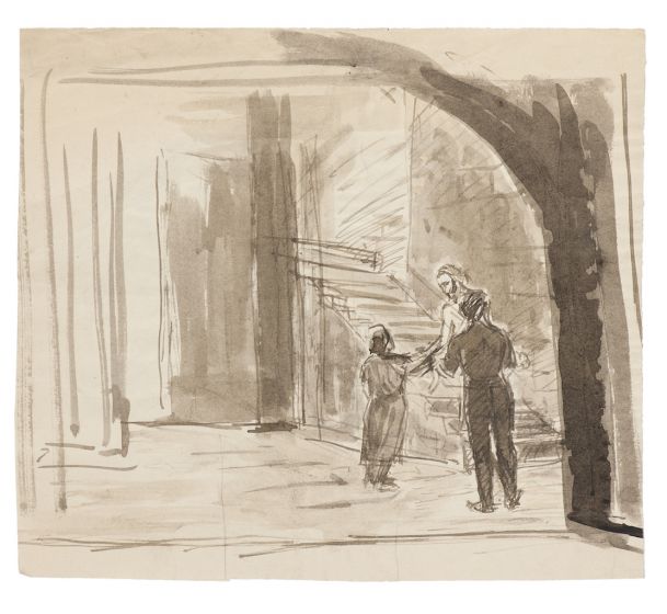In the Crypt by R. Casanove - Modern Artwork