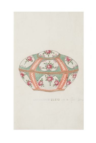 Porcelain Box By Anonymous - Artwork 