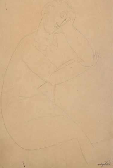 Figure of a Seated Man